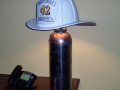 Fire Helmet Lamp - White Helmet